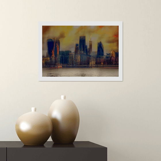 London Vibrations - The City. Limited Edition 1/50 15x10 inch Photographic Print