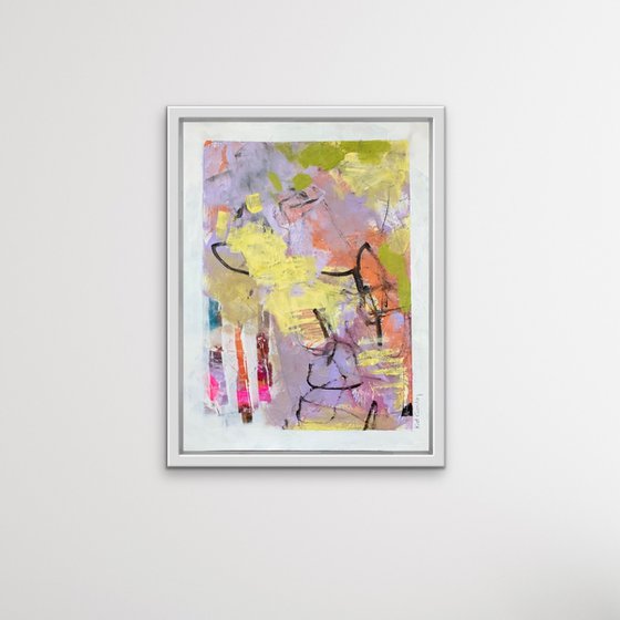 Come Into the Light - Colorful bold contemporary abstract art painting