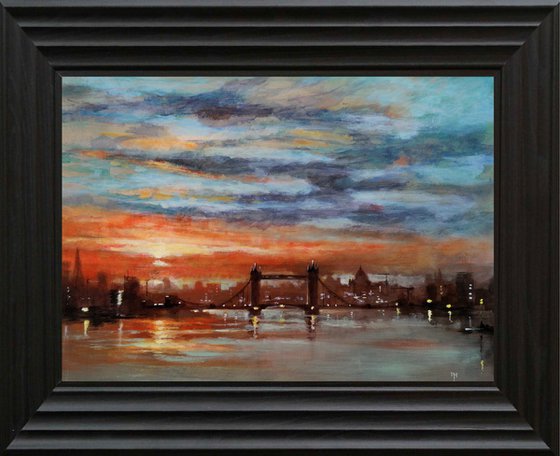 "Sunset along The Thames"