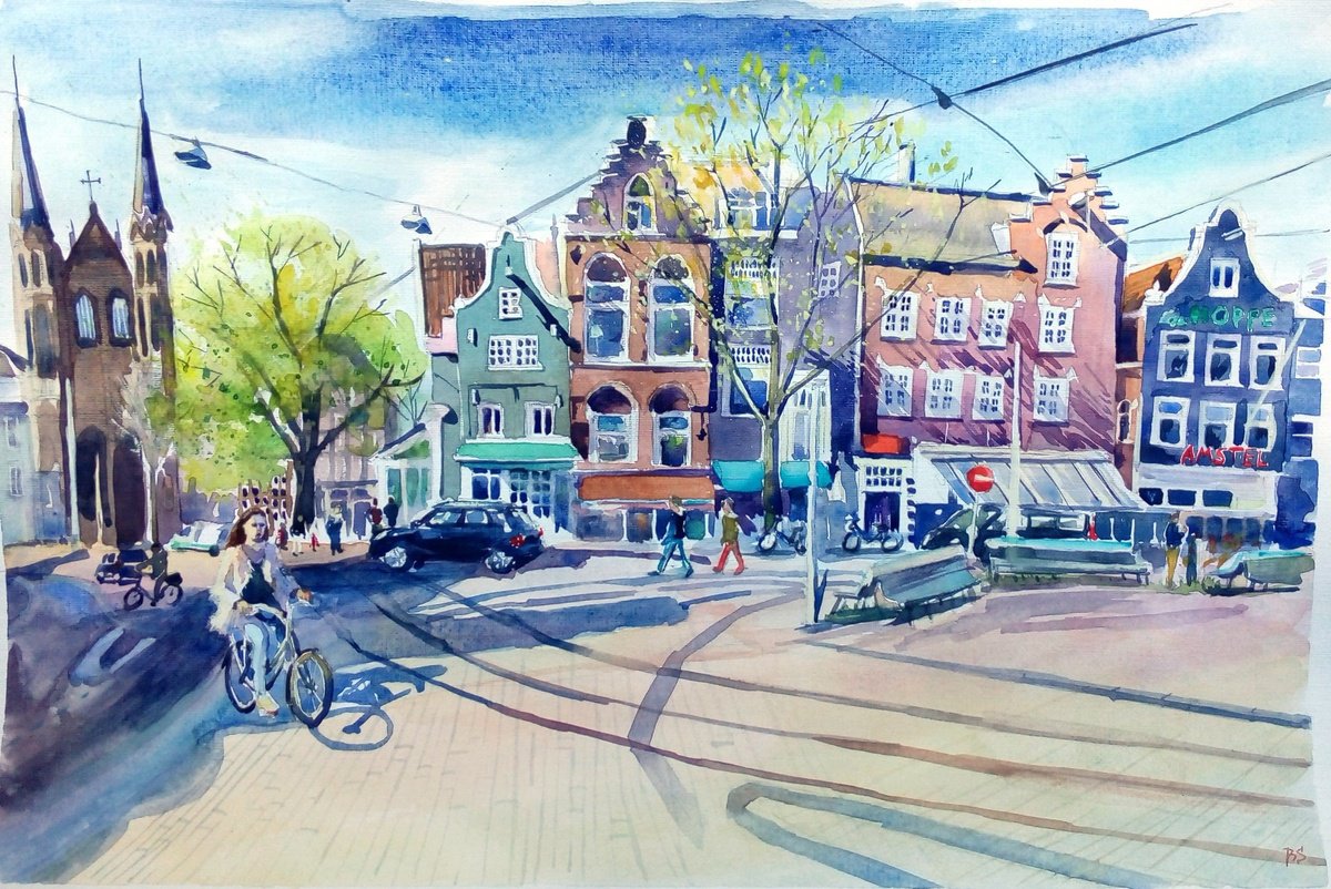Sunny Amsterdam by Bogdan Shiptenko