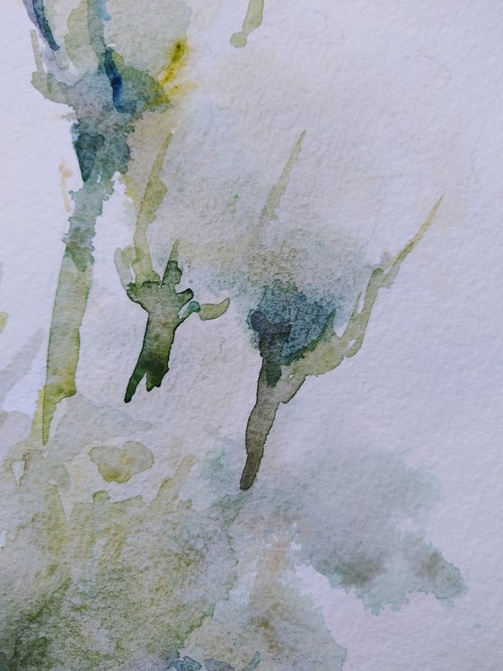 Roses. Original watercolour painting.