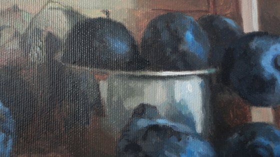 Blue plums