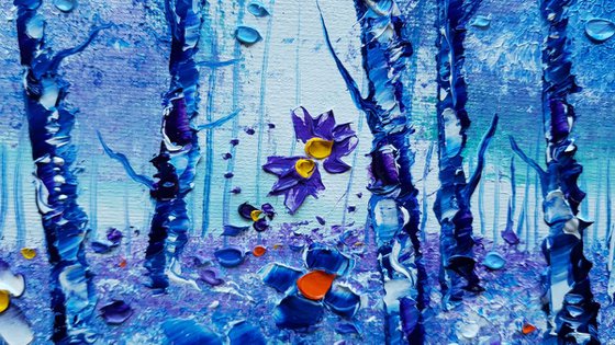 "Violet Forest & Flowers in Love"