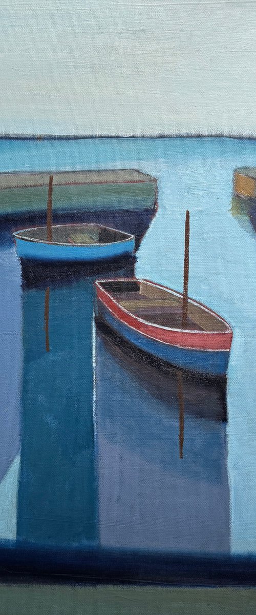 Harbour Boats by Nigel Sharman