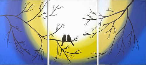 Forever Together love birds by Stuart Wright