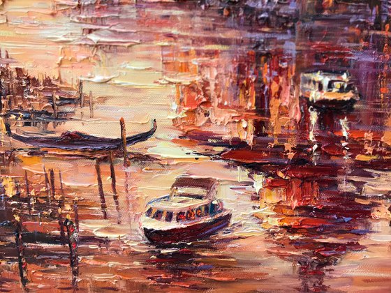 "Venice" original oil painting 70x50