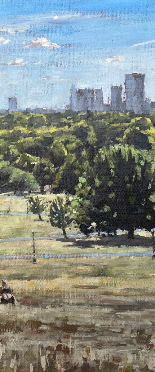 London from Primrose Hill by Louise Gillard