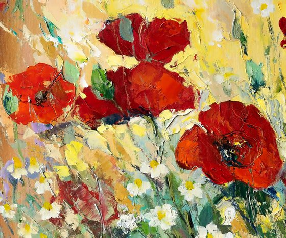 'Poppies and Daisies Meadow'