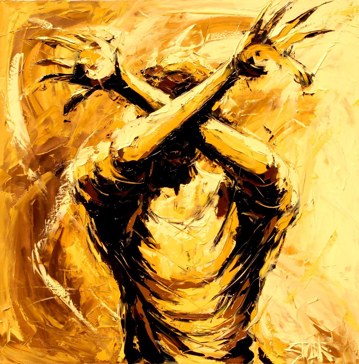 Flinch X By Bill Stone, 48 X 48, Artwork For Sale On Artfinder