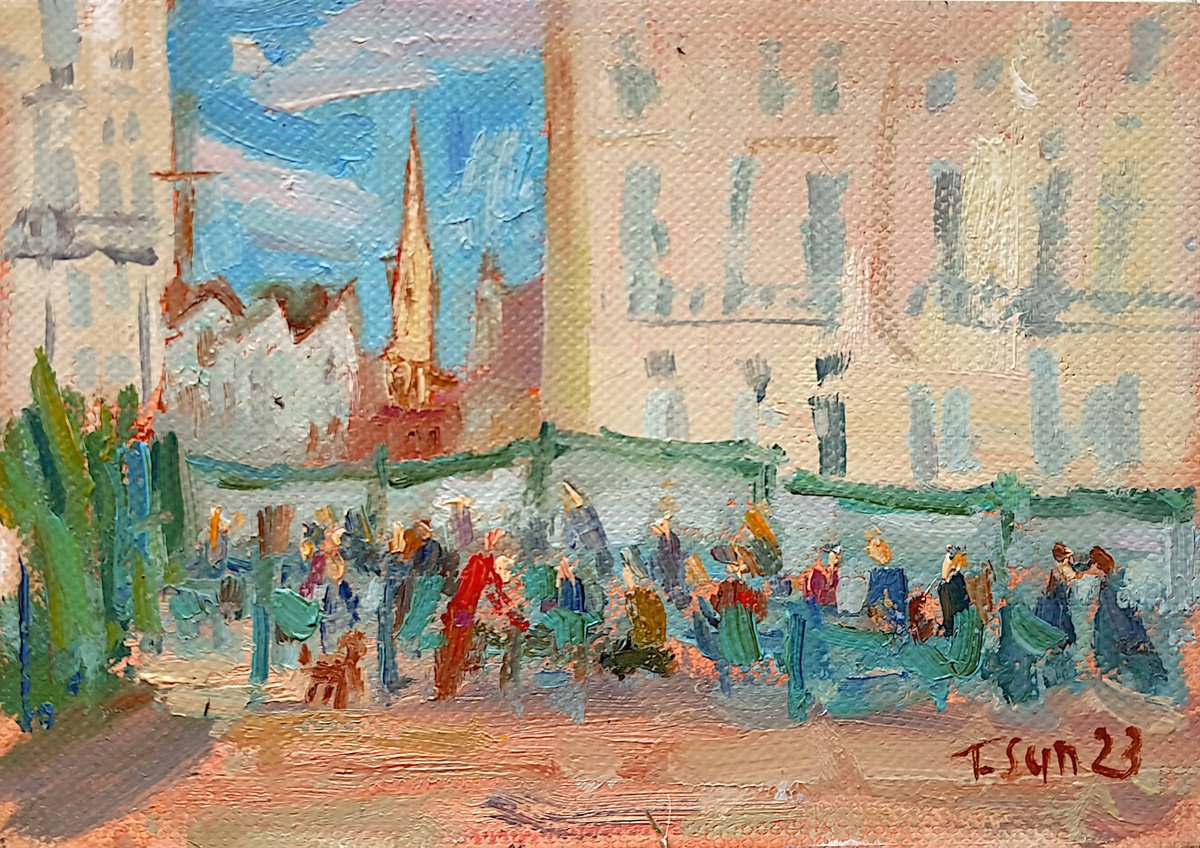 Hove Cafe By Tanya Sun, 7 X 5, Artwork For Sale On Artfinder