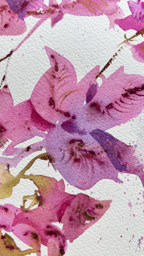 Spanish Bloom (Diptych)