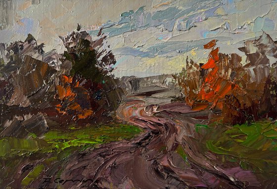 Road to the Autumn Forest