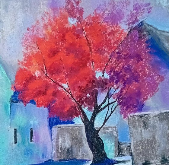 The Red Tree Courtyard