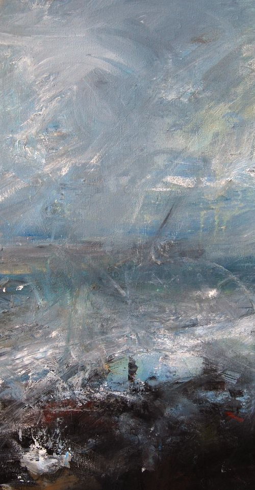 Storm at sea by Trevor Salisbury