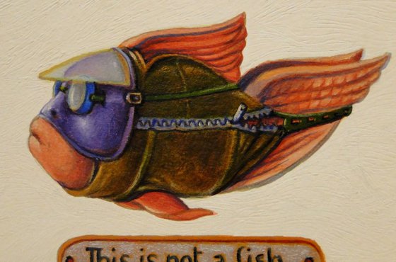 THIS IS NOT A FISH ( The biker )