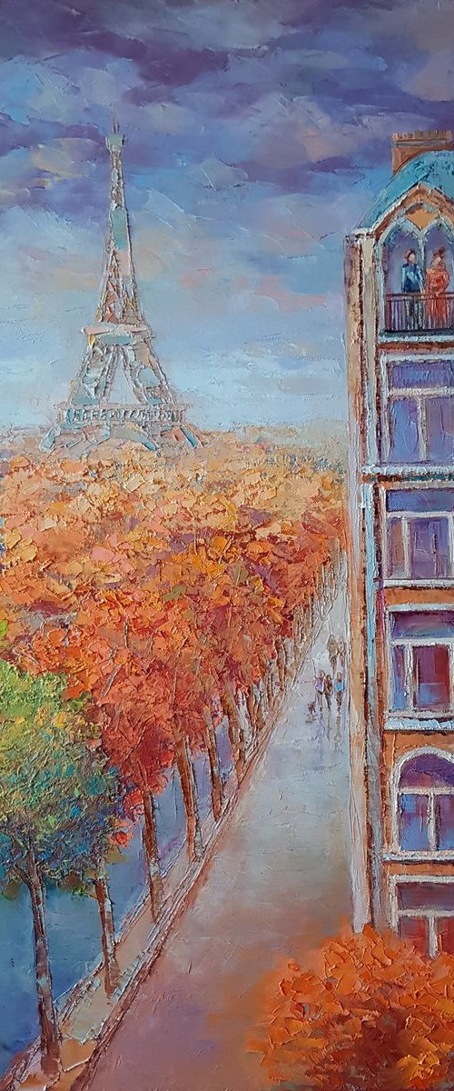 Our autumn Paris by Mary Voloshyna