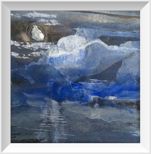 In My Blue Dreams I Seascape I Abstract Landscape by Gesa Reuter