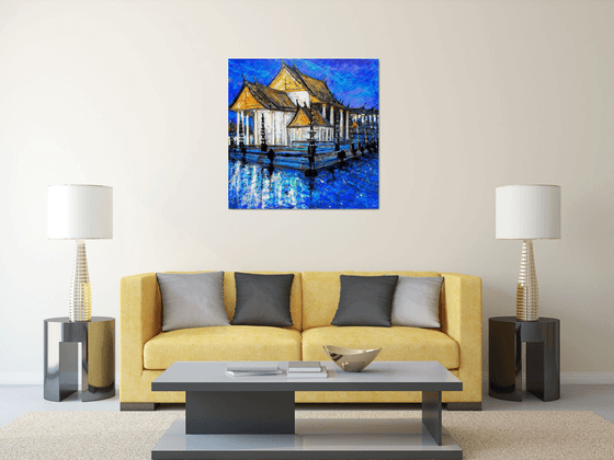 Wat Suthat ( Large 102cm x 102 cm - 40" x 40" )