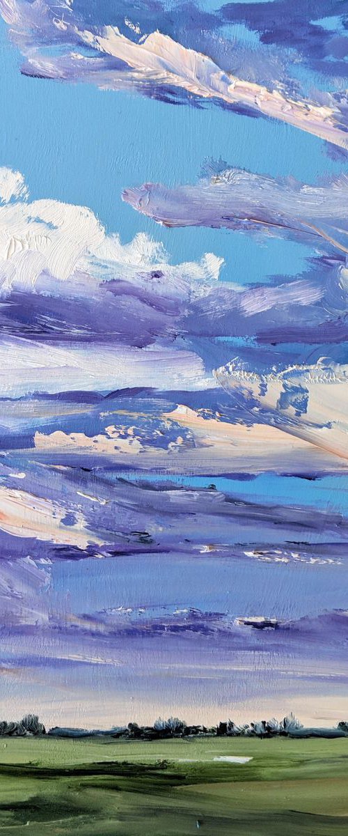 Purple clouds by Jo Earl