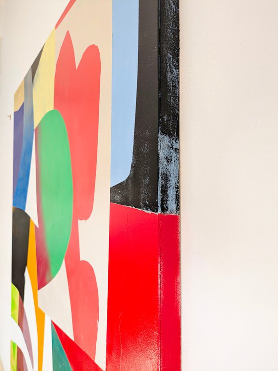 Color Structure #1 Fragments in Motion