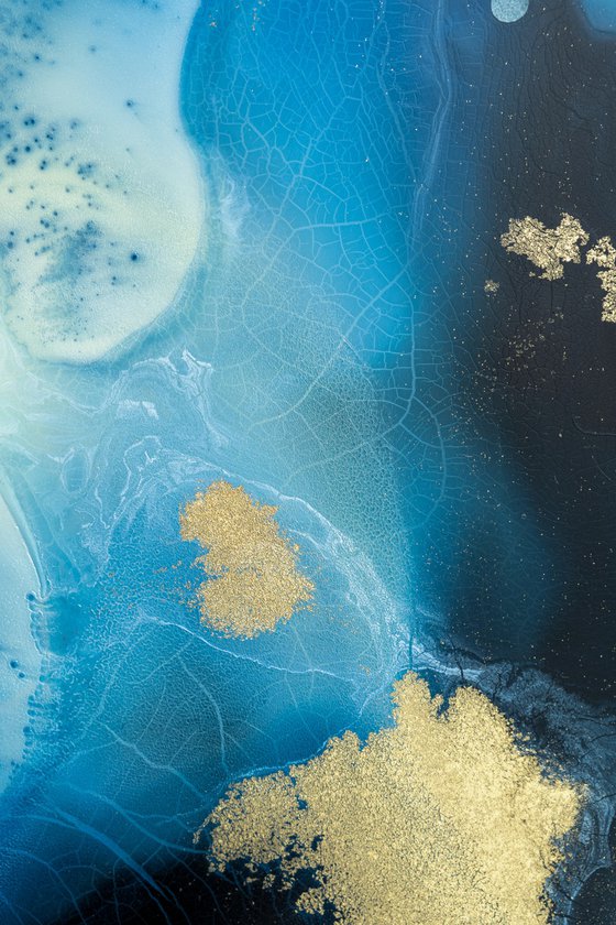 Ocean Abstract Fluid Painting