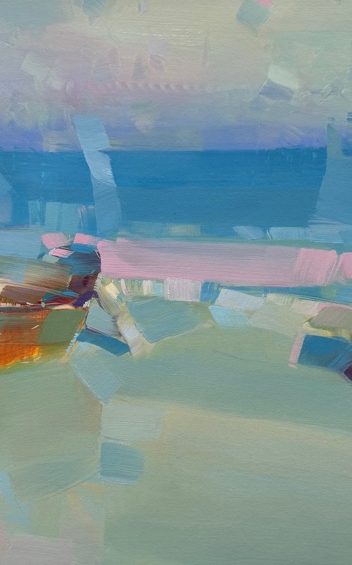 Boats on the Shore by Vahe Yeremyan