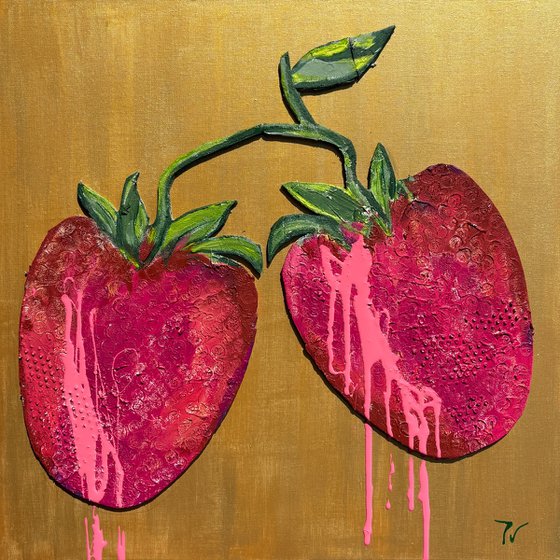 RASBERRIES AND GOLD