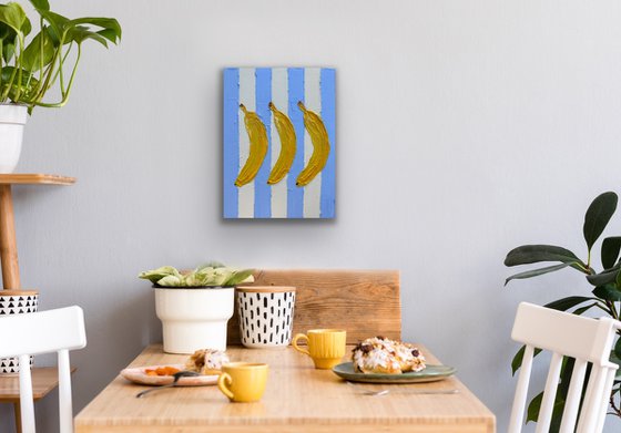 Three bananas