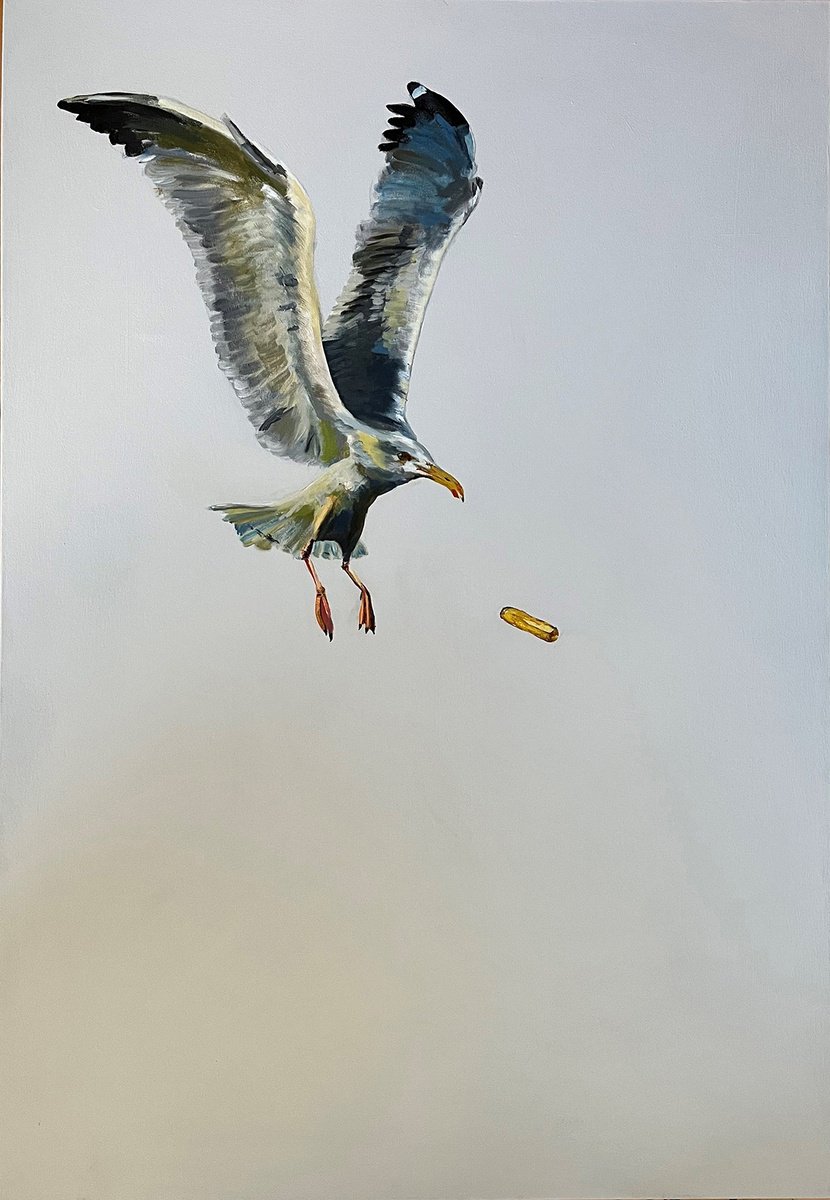Seagull and Chip by Anna Lockwood