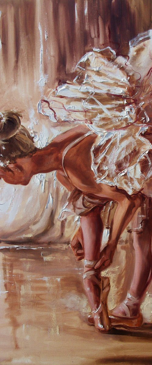 " YOUNG BALLET DANCER STAR ON BACKSTAGE " by Monika Luniak