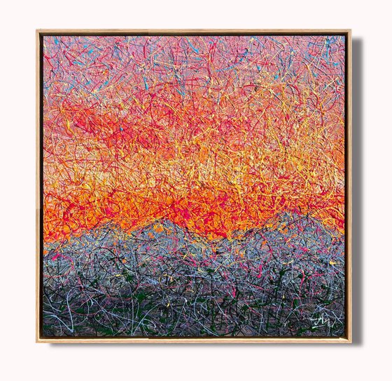 Where the Moment Breathes - framed