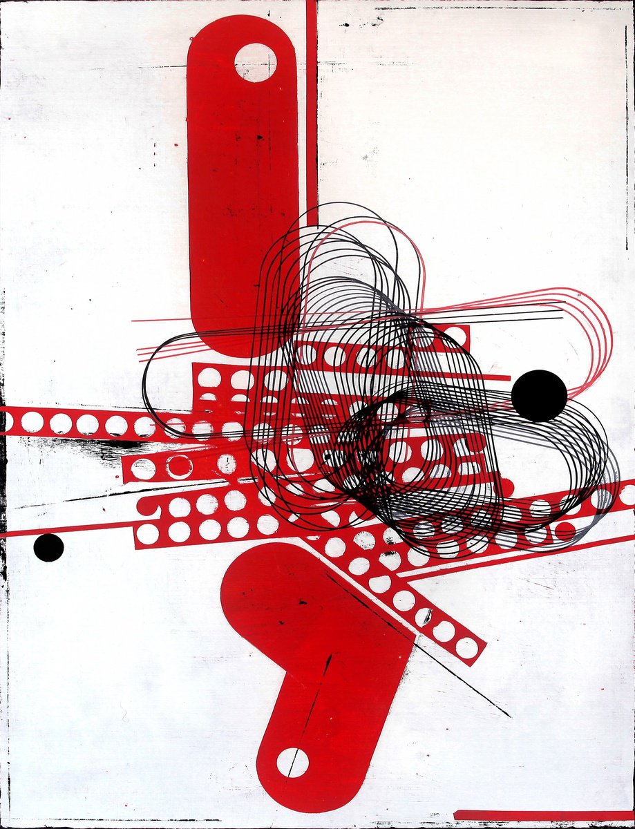 Expressive Painting , At The Treshold 4. By Petr Strnad, 20 X 28, Artwork For Sale On Artfinder