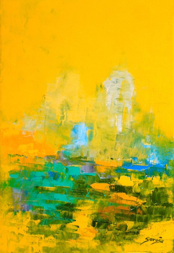 Yellow Landscape 2 (ref#:1057-6P)