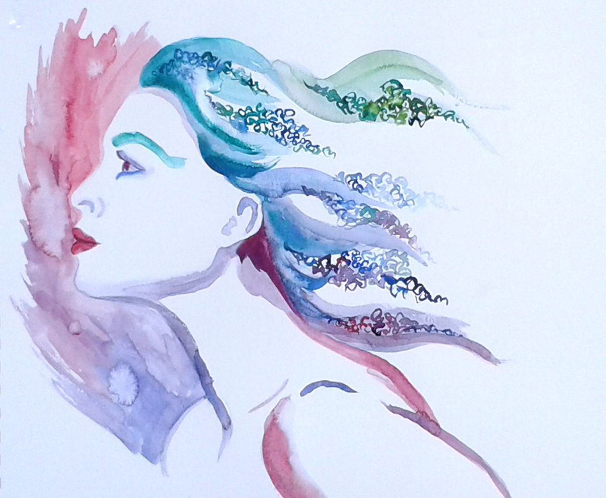 Seaweed mermaid by Jennifer Cussons