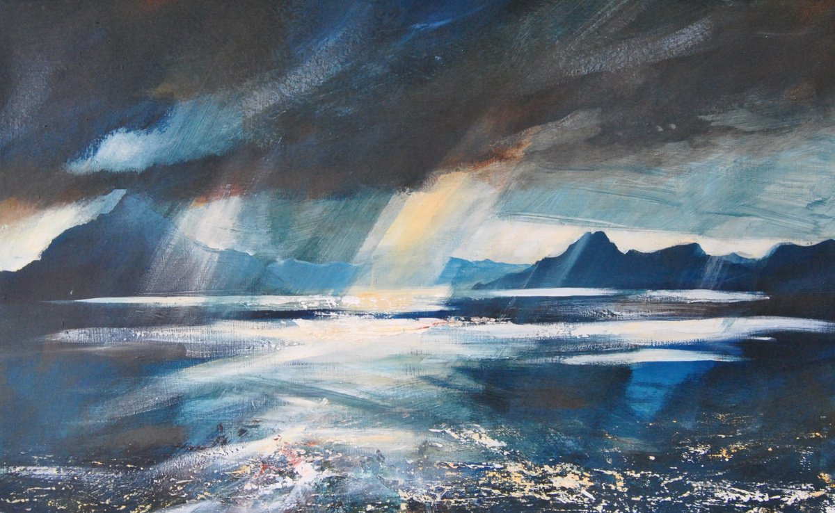 Cuillins from Elgol by Ian macphie