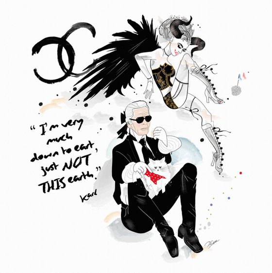Karl Lagerfeld - fashion - designer - Chanel