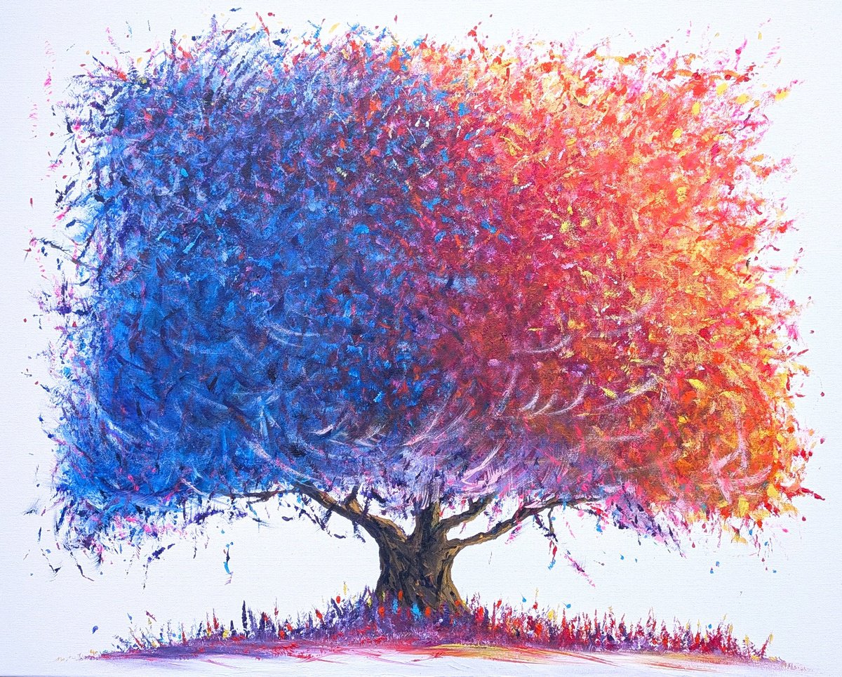 The Wise Old Oak By Mel Graham, 39 X 31, Artwork For Sale On Artfinder