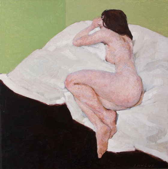 modern style nude impressionist woman : julie