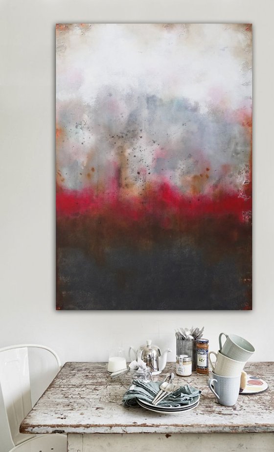 abstract reds (120 x 80 cm)