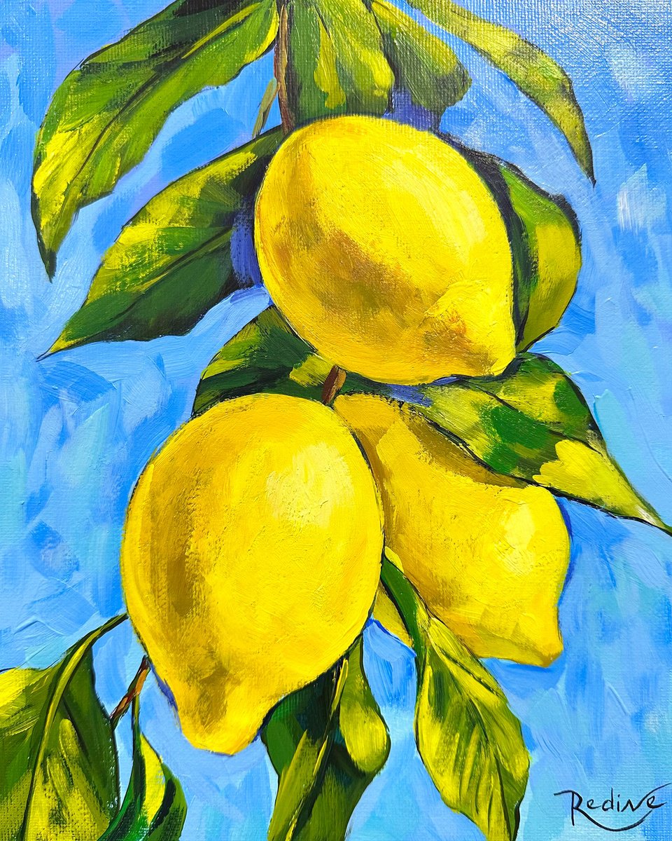 Lemon tree branch by Irina Redine