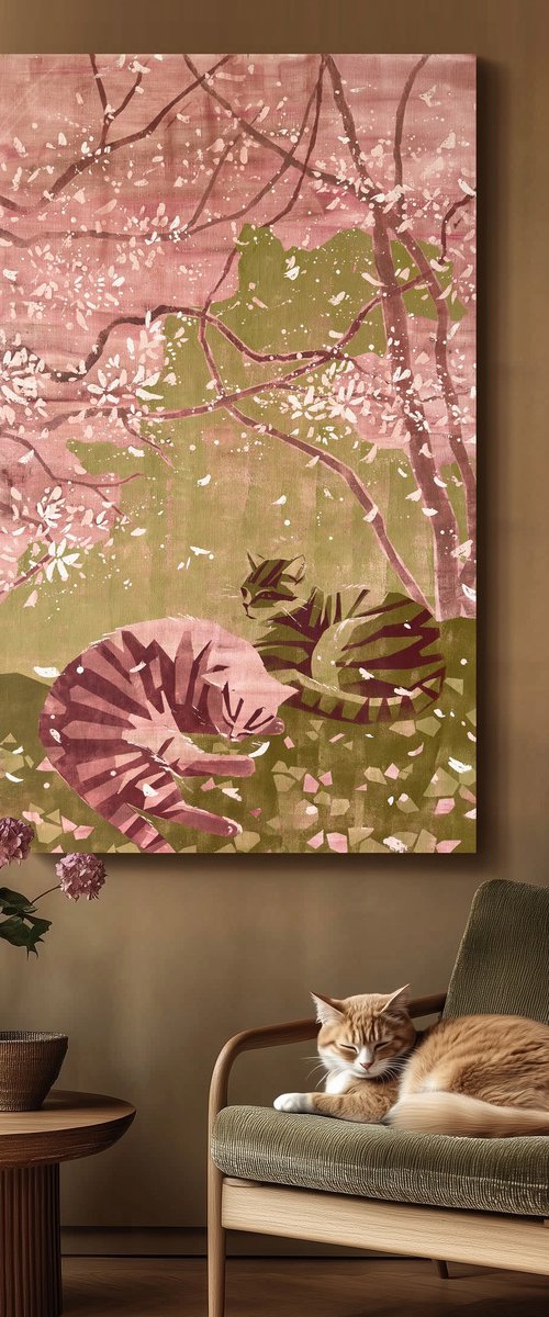 Under The Cherry Blossoms by Ekaterina Prisich