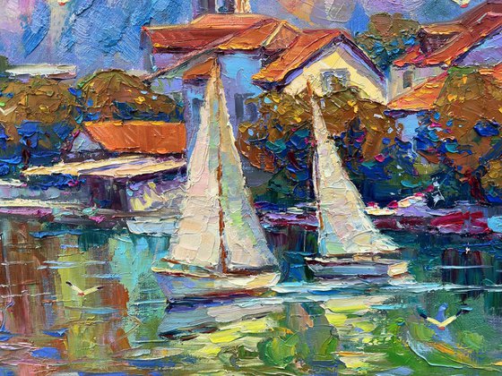 "Evening in the mountains"