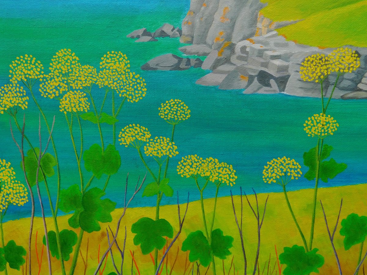Photorealistic Oil Painting , South West Cornwall By Ruth Cowell, 26 X 16, Artwork For Sale On Artfinder