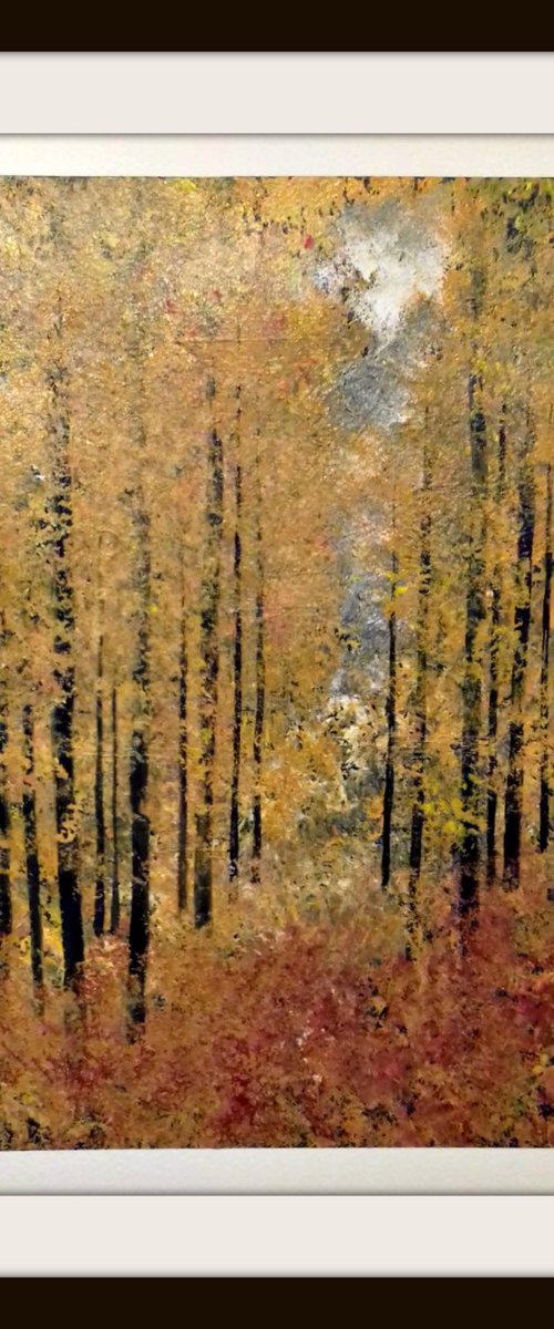 Autumn Trees IV by Jan Rippingham