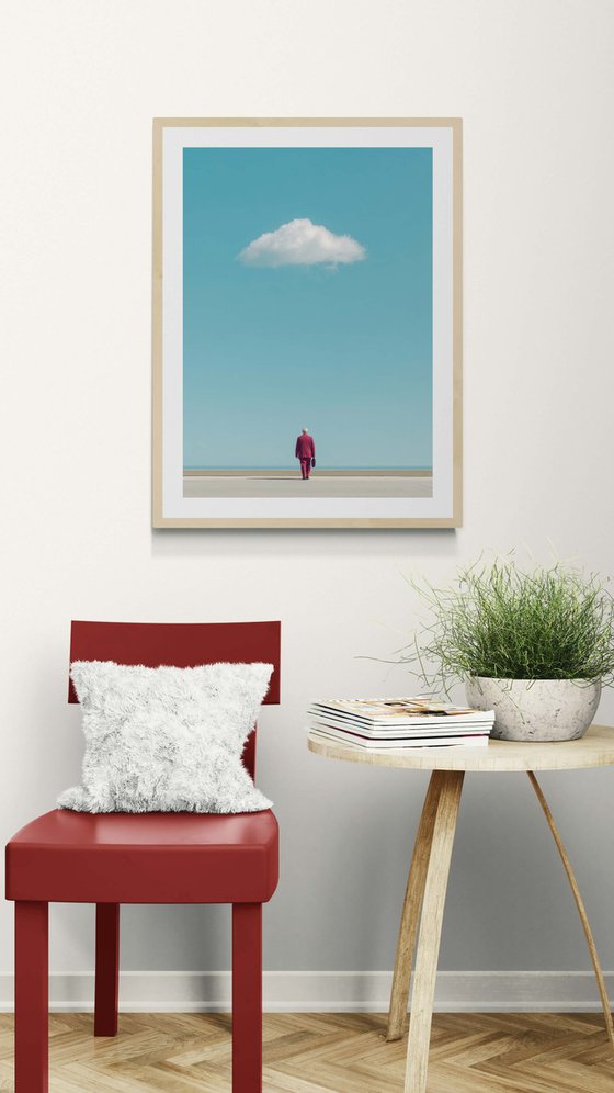 Red man walking