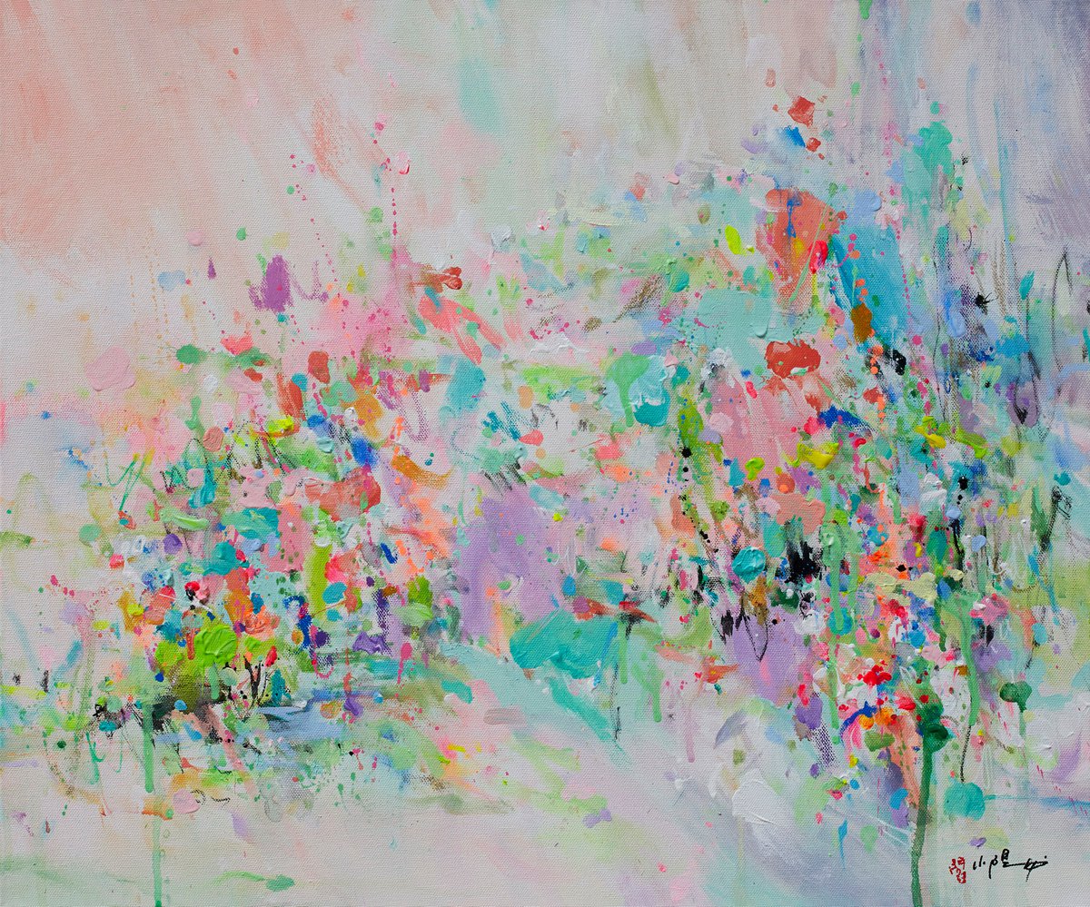Impressionistic Painting , Sweetness By Xiaoyang Galas, 24 X 20, Artwork For Sale On Artfinder