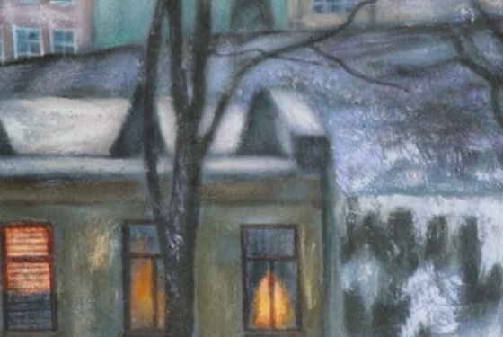 Denim series . City twilight