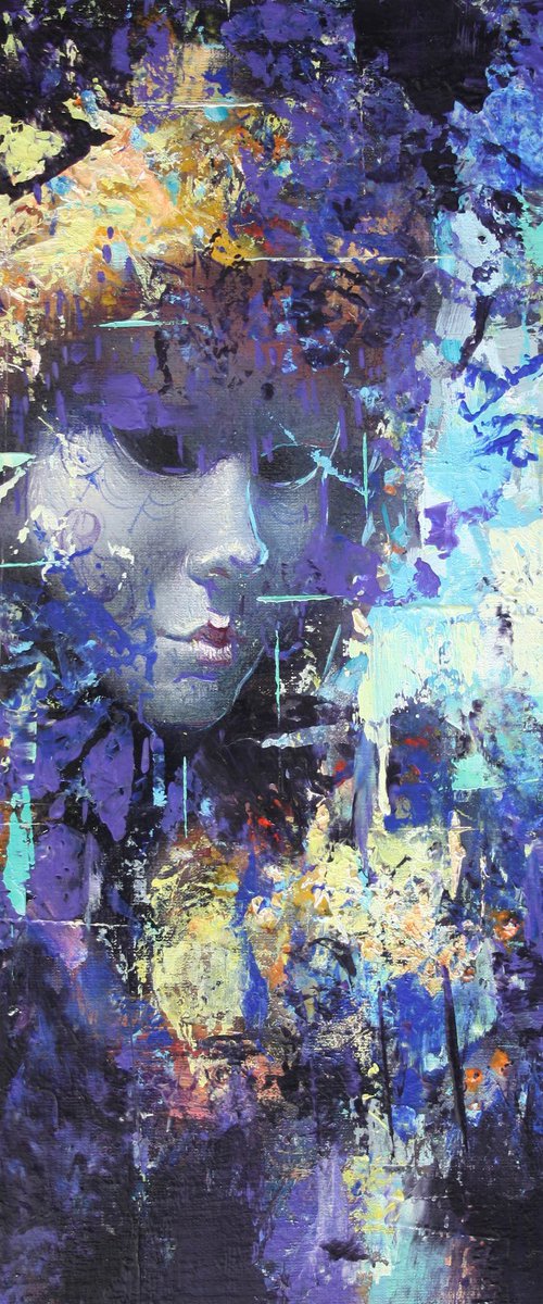 BLUE MASK by Alexandr Dobrodiy