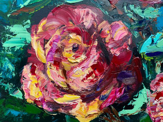 Roses - Abstract Red, 50*60 cm