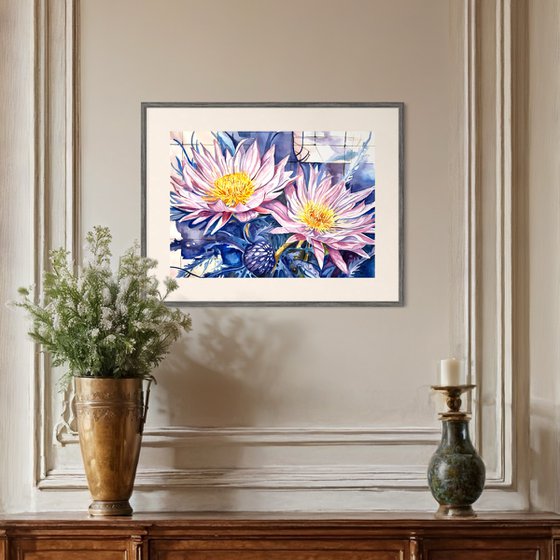 Purple Carpobrotus Edulis